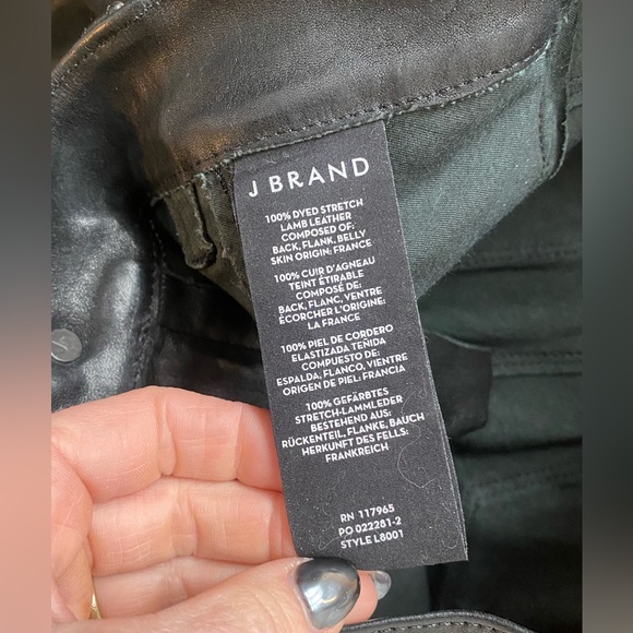 J brand 100% leather pants - Picture 3 of 8